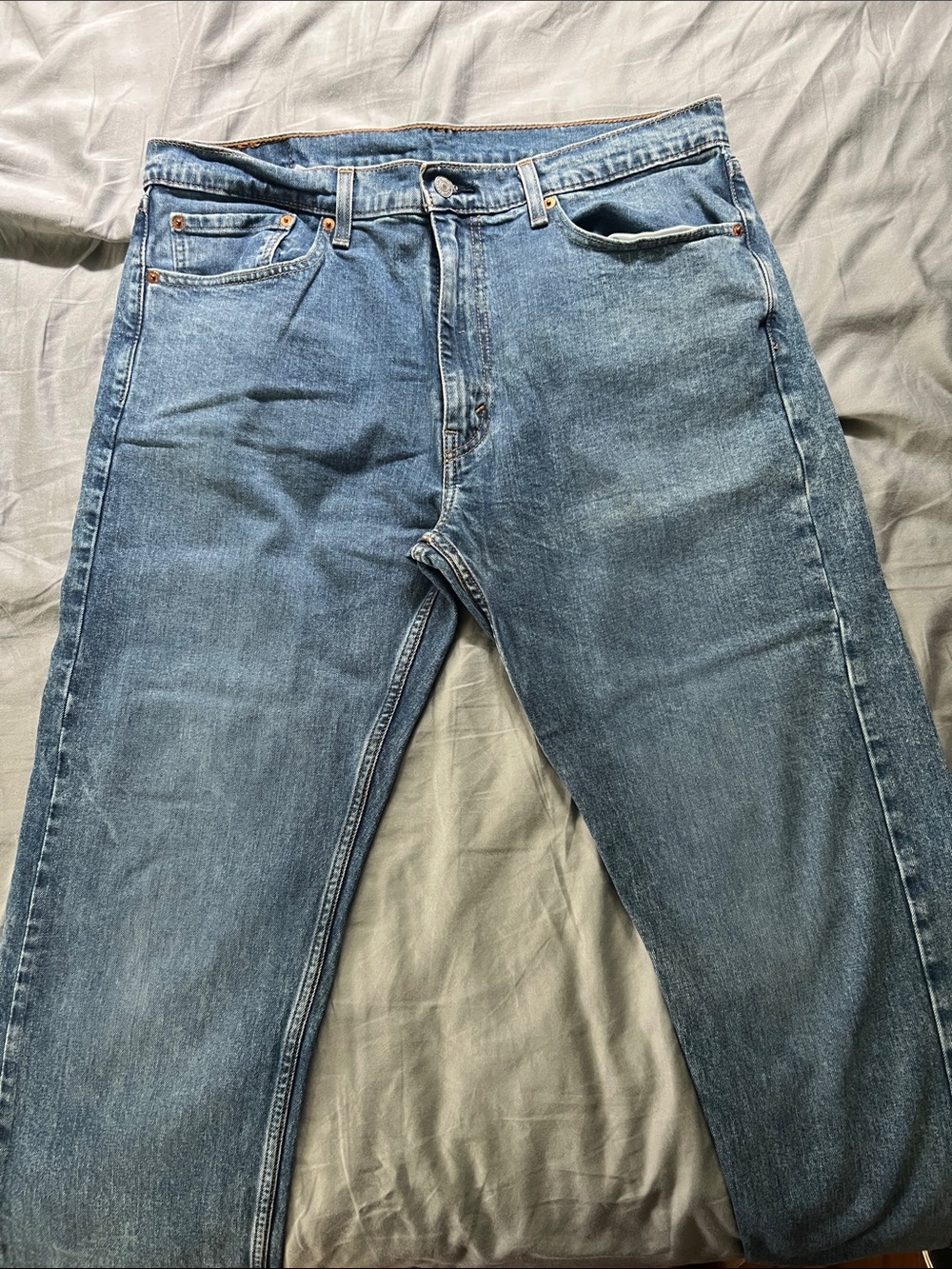 Levi's Men's Light Blue Straight-Leg Jeans